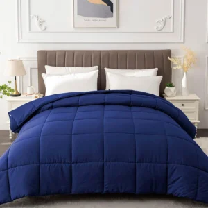 Economy Comforters Navy Blue Queen1