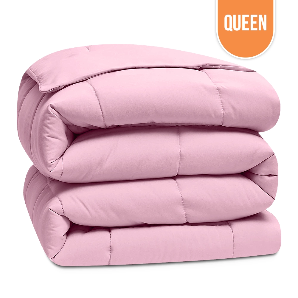 Economy Comforters Queen 90″x90″ – Pink Economy Comforters Queen 90″x90″ – Pink