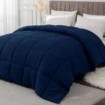 Premium Microfiber Comforters Navy Blue Double1