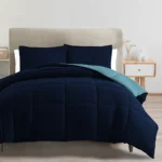 Reversible Comforters Navy Blue Double1