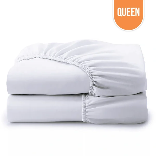 T-180 Economy Queen Fitted Bed Sheet – 60″x80″x9