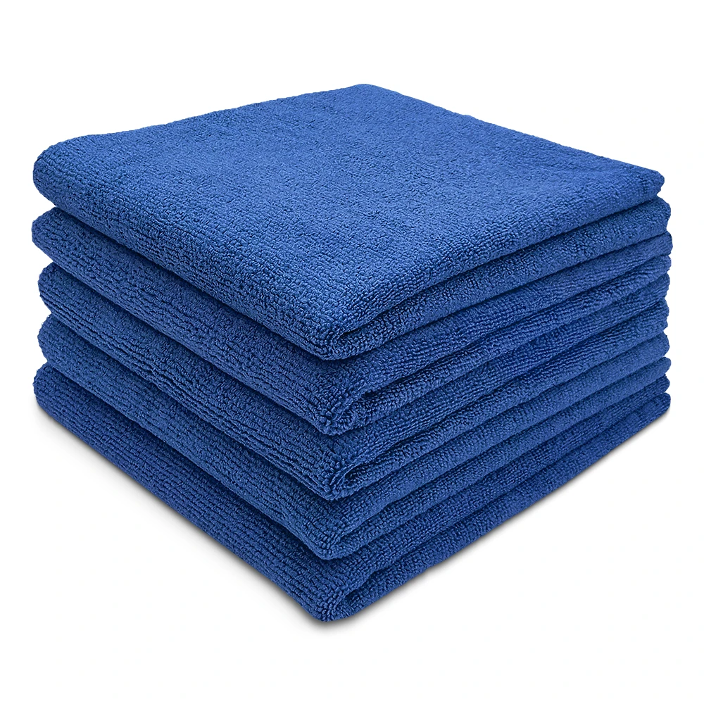 Blue Microfiber Cleaning Towels 12x12 Main Blue Microfiber Cleaning Towels 12x12 Main
