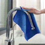 Blue Microfiber Cleaning Cloths 16x16