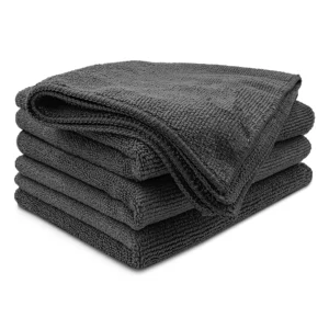 Grey Microfiber Cleaning Cloths 16x16 Main