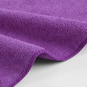 Purple Microfiber Cleaning Cloths 12x12 Texture